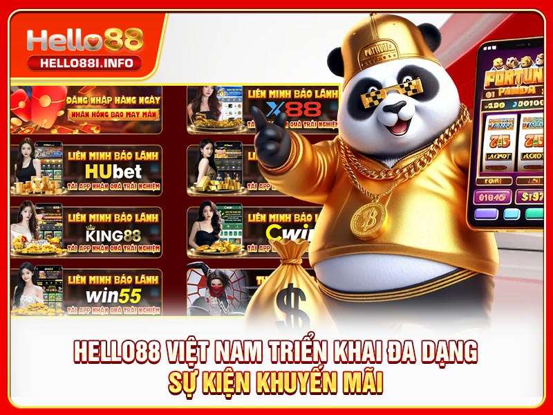HELLO88 Việt Nam triển khai đa dạng sự kiện khuyến mãi