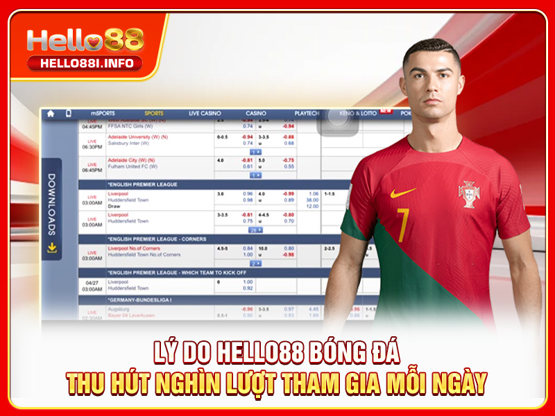 Lý do HELLO88 bóng đá thu hút nghìn lượt tham gia mỗi ngày