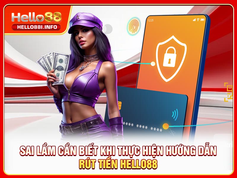Sai lầm cần biết khi thực hiện hướng dẫn rút tiền HELLO88